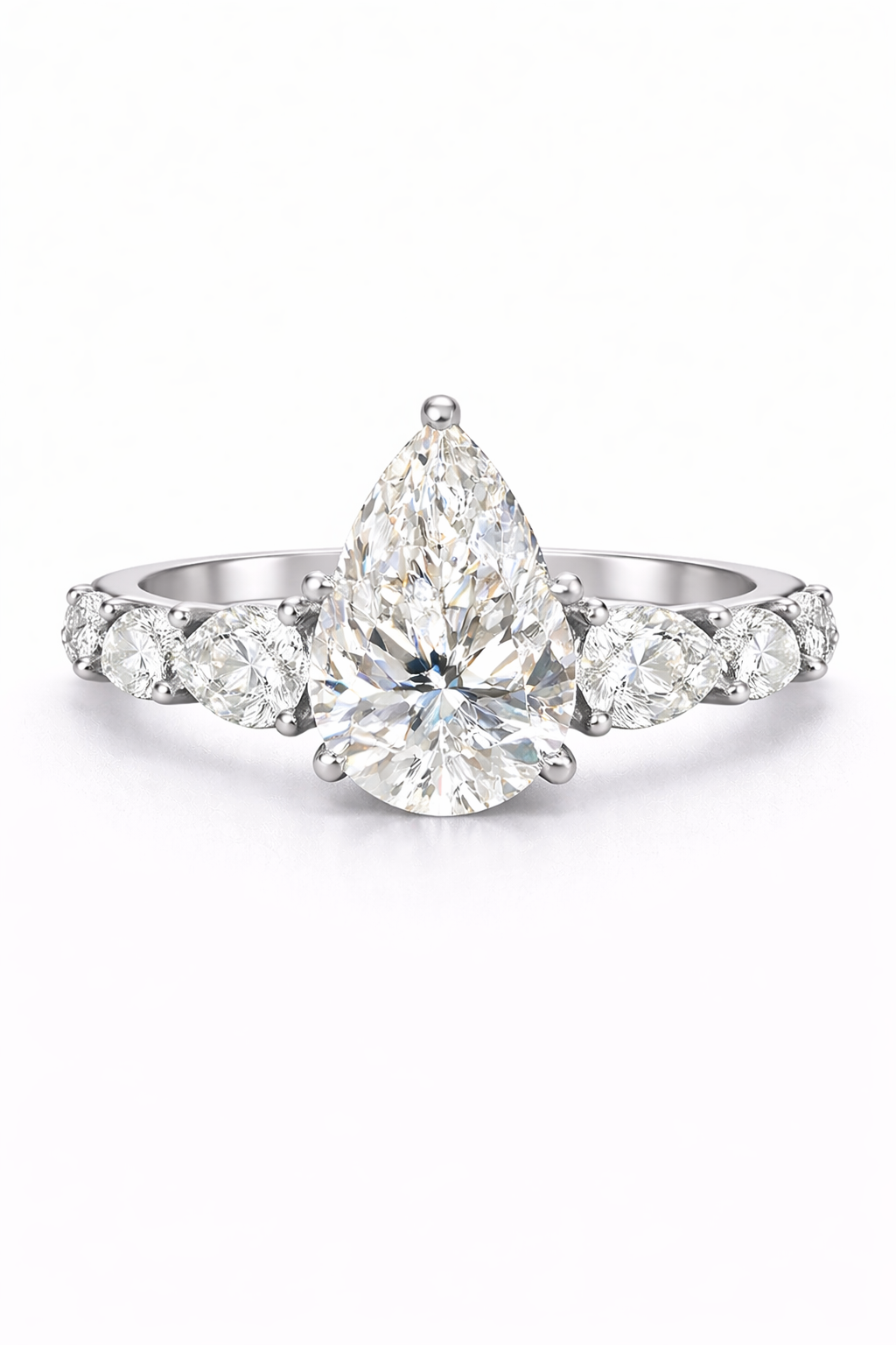 W KSZTAŁCIE GRUSZKI Z PEŁNYMI GRUSZKAMI WIECZNOŚCI 6,97 ct